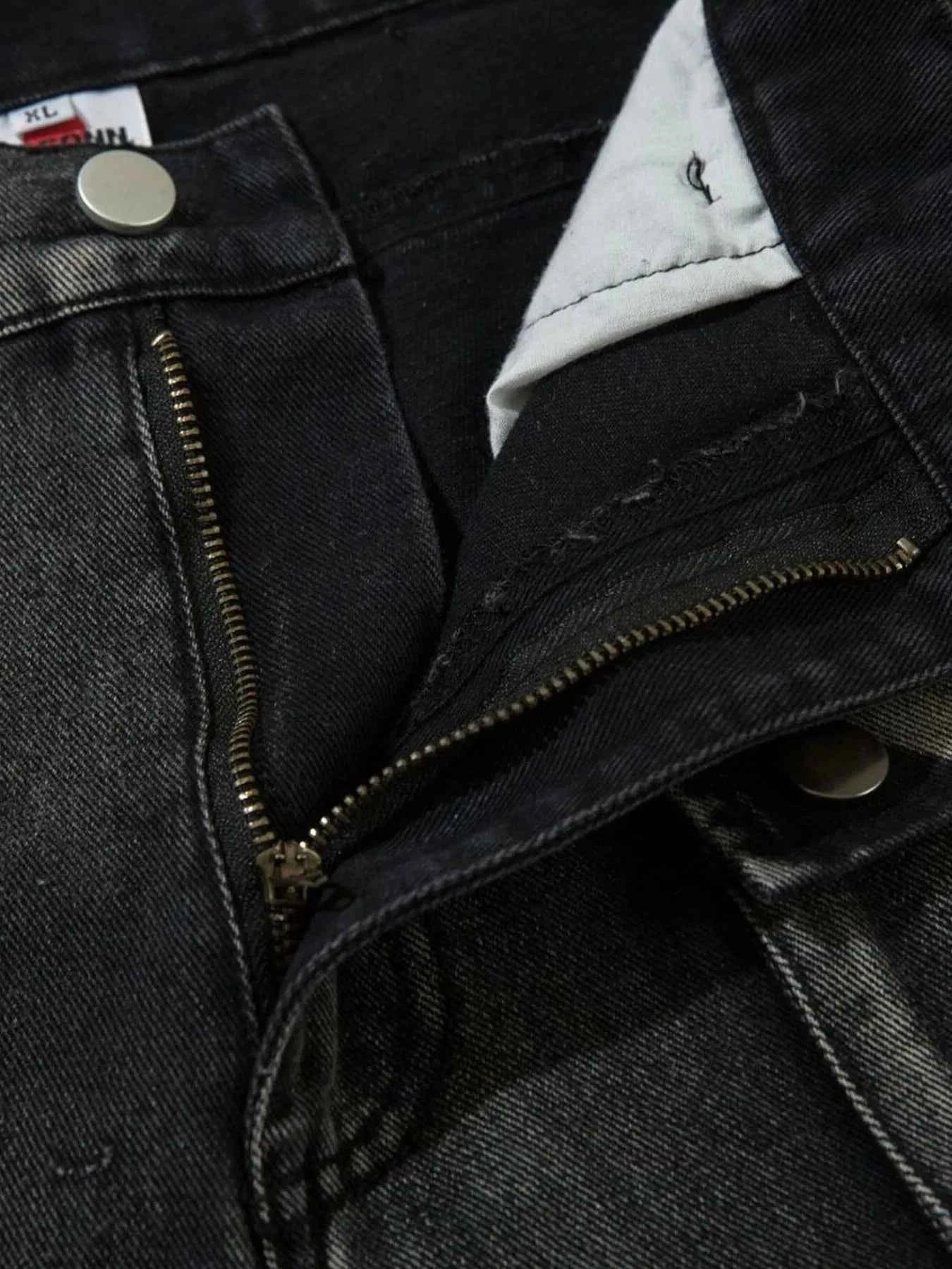Men's Wide Leg Cargo Jeans